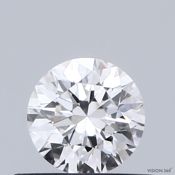 0.44 Carat Round Shaped, Very Good Cut, E Color, VVS2 Clarity, IGI Certified Lab Grown Diamond