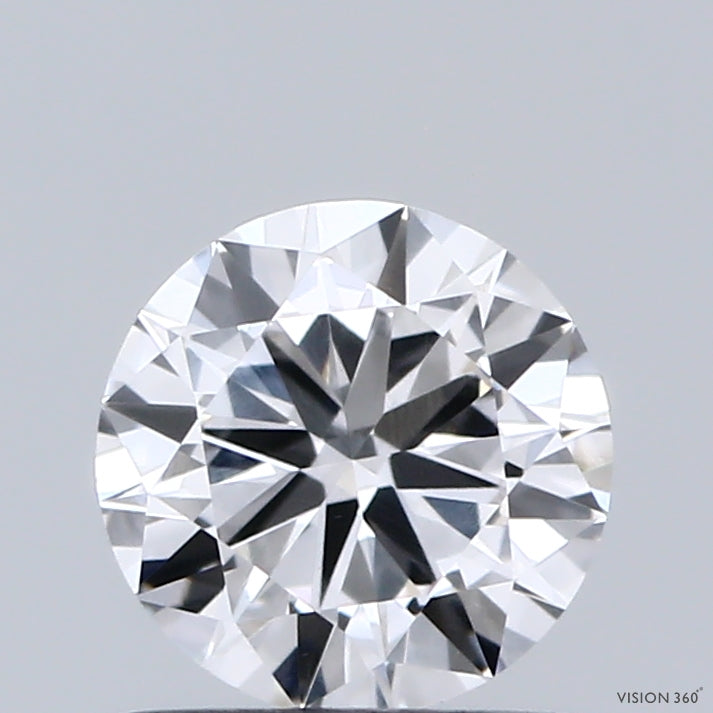 0.81 Carat Round Shaped, Good Cut, E Color, VVS2 Clarity, IGI Certified Lab Grown Diamond