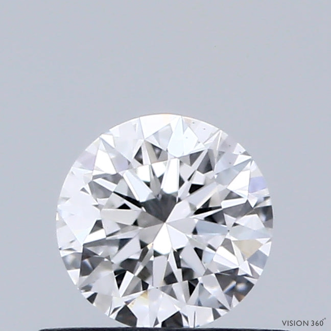 0.49 Carat Round Shaped, Excellent Cut, E Color, VS1 Clarity, IGI Certified Lab Grown Diamond