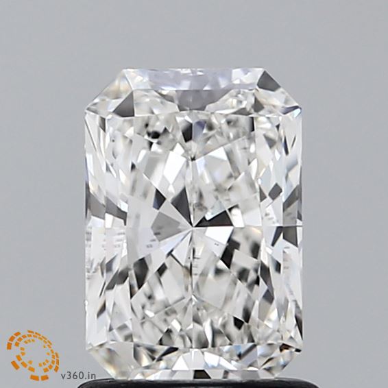 1.16 Carat Radiant Shaped, Ideal Cut, F Color, VS1 Clarity, IGI Certified Lab Grown Diamond