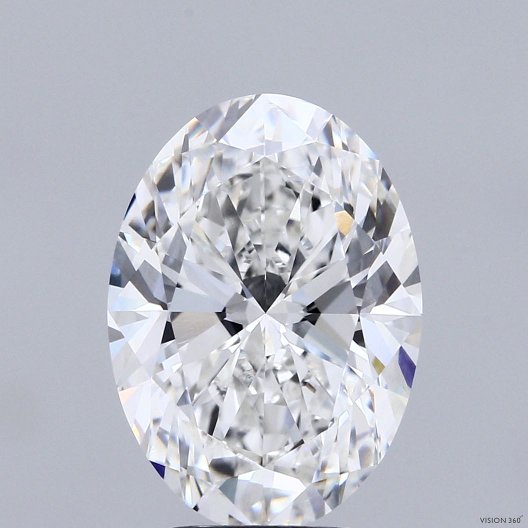 5.00 Carat Oval Shaped, Ideal Cut, E Color, VVS1 Clarity, IGI Certified Lab Grown Diamond