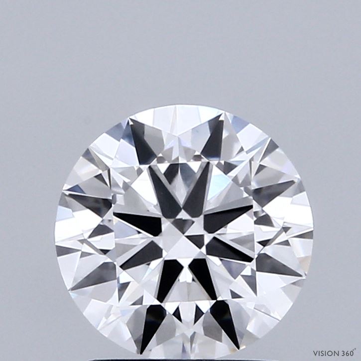 1.71 Carat Round Shaped, Ideal Cut, E Color, VVS2 Clarity, IGI Certified Lab Grown Diamond