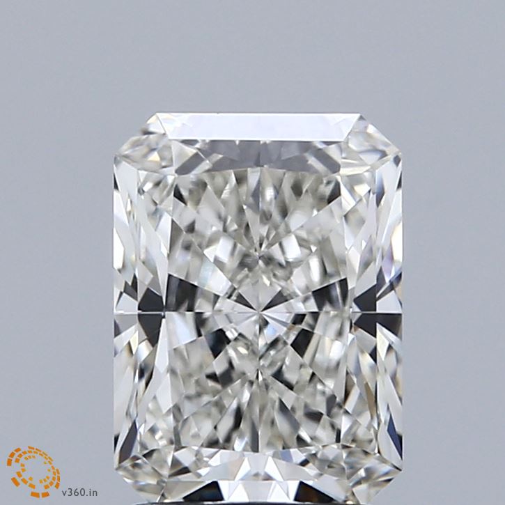 2.02 Carat Radiant Shaped, Ideal Cut, H Color, VVS2 Clarity, IGI Certified Lab Grown Diamond