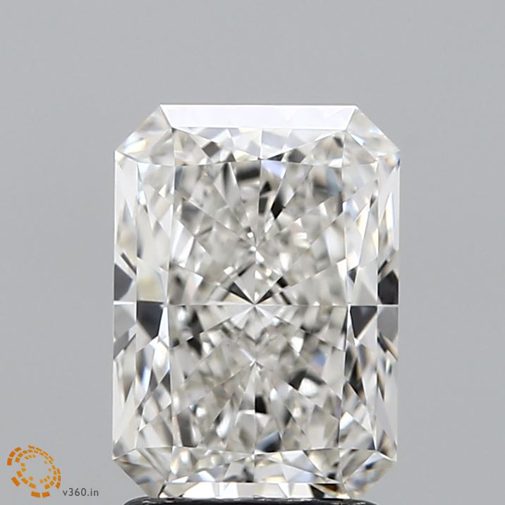 2.03 Carat Radiant Shaped, Ideal Cut, H Color, VS1 Clarity, IGI Certified Lab Grown Diamond
