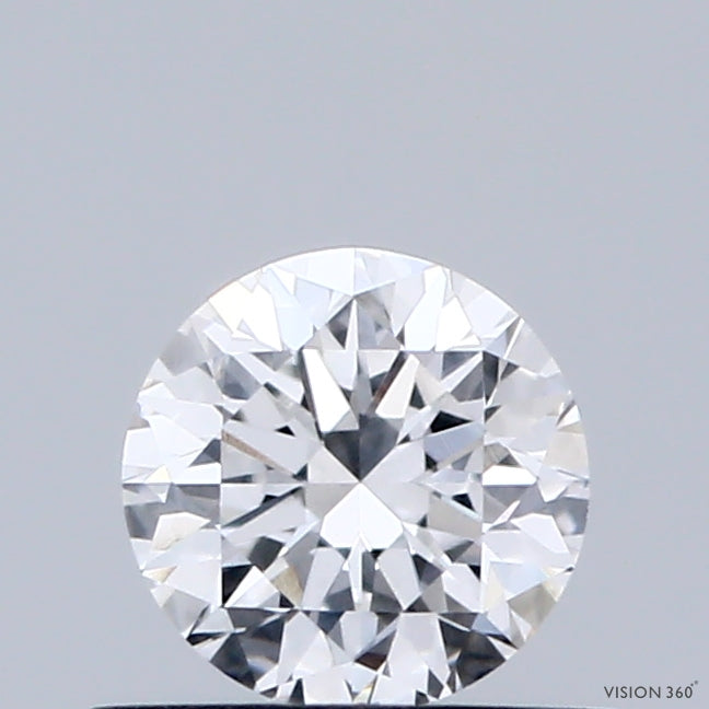 0.49 Carat Round Shaped, Excellent Cut, D Color, VVS1 Clarity, IGI Certified Lab Grown Diamond
