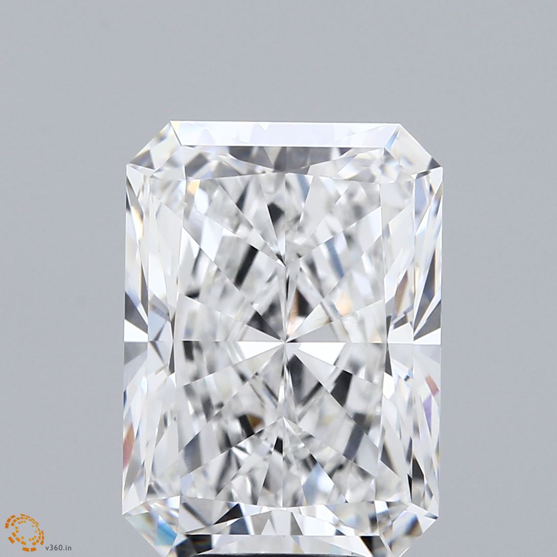 7.06 Carat Radiant Shaped, Ideal Cut, E Color, VVS1 Clarity, IGI Certified Lab Grown Diamond