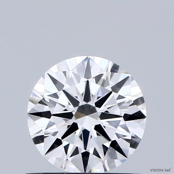 0.64 Carat Round Shaped, Excellent Cut, D Color, VVS2 Clarity, IGI Certified Lab Grown Diamond