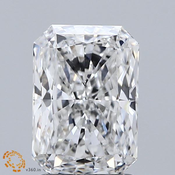 1.73 Carat Radiant Shaped, Ideal Cut, F Color, VS1 Clarity, IGI Certified Lab Grown Diamond