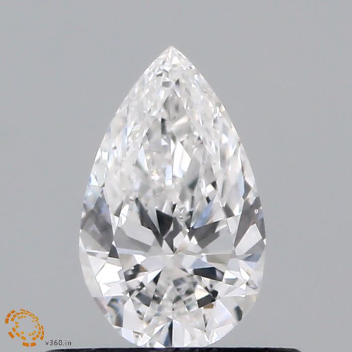 0.43 Carat Pear Shaped, Excellent Cut, E Color, VS1 Clarity, IGI Certified Lab Grown Diamond