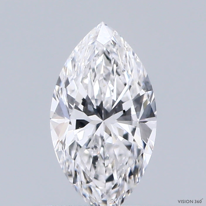 0.55 Carat Marquise Shaped, Excellent Cut, E Color, VVS1 Clarity, IGI Certified Lab Grown Diamond