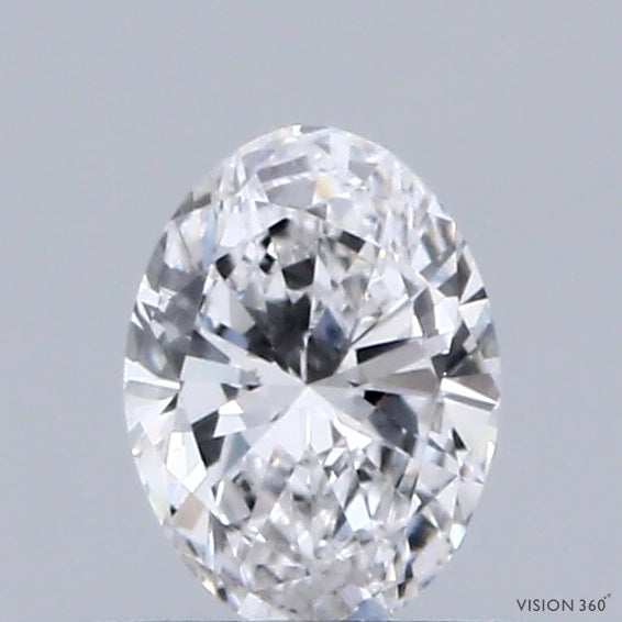 0.33 Carat Oval Shaped, Very Good Cut, D Color, VS1 Clarity, IGI Certified Lab Grown Diamond