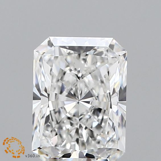 1.14 Carat Radiant Shaped, Ideal Cut, E Color, VVS2 Clarity, IGI Certified Lab Grown Diamond