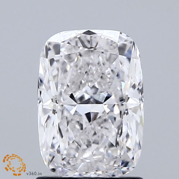 1.50 Carat Cushion Shaped, Ideal Cut, F Color, VVS2 Clarity, IGI Certified Lab Grown Diamond