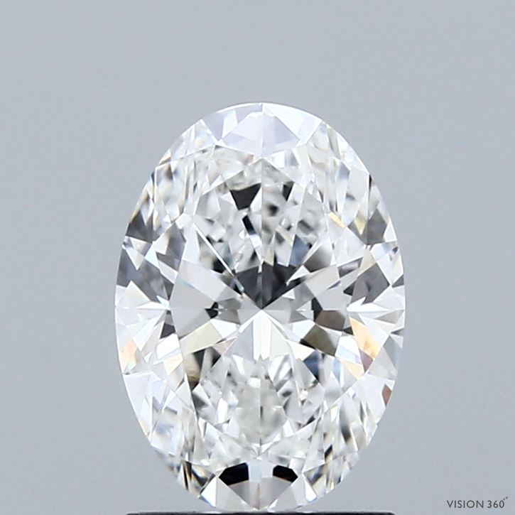 1.51 Carat Oval Shaped, Ideal Cut, E Color, VVS2 Clarity, IGI Certified Lab Grown Diamond