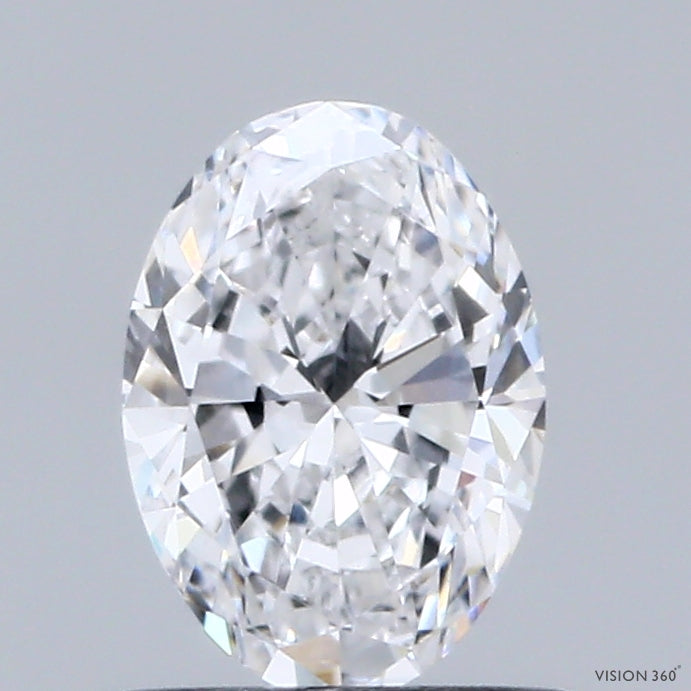 0.70 Carat Oval Shaped, Very Good Cut, D Color, VVS2 Clarity, IGI Certified Lab Grown Diamond