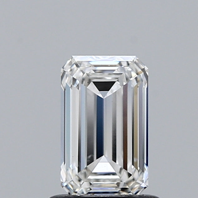 0.99 Carat Emerald Shaped, Ideal Cut, E Color, VS1 Clarity, IGI Certified Lab Grown Diamond