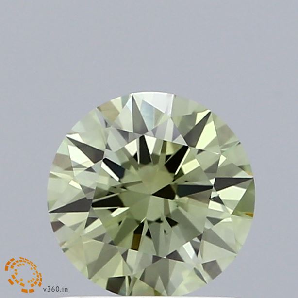 1.01 Carat Round Shaped, Excellent Cut, FANCY INTENSE GREEN Color, VS2 Clarity, IGI Certified Lab Grown Diamond