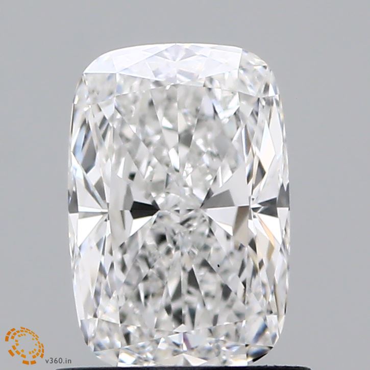 0.97 Carat Cushion Shaped, Ideal Cut, E Color, VS1 Clarity, IGI Certified Lab Grown Diamond