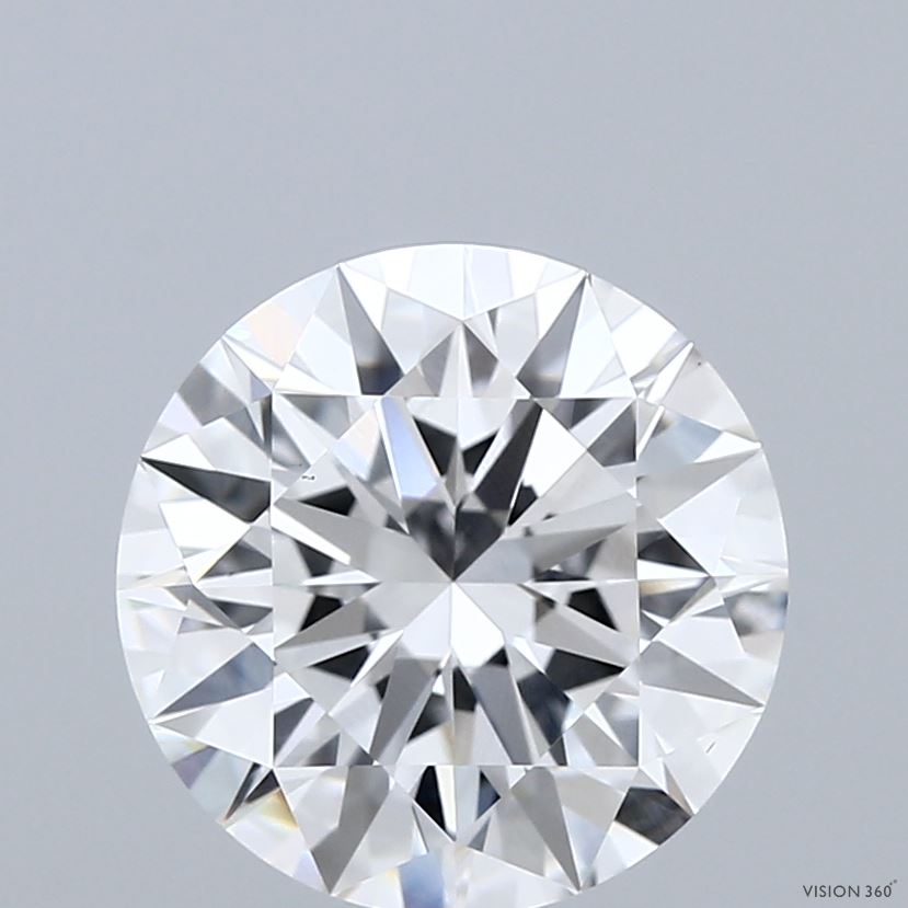 3.26 Carat Round Shaped, Ideal Cut, D Color, VS1 Clarity, IGI Certified Lab Grown Diamond