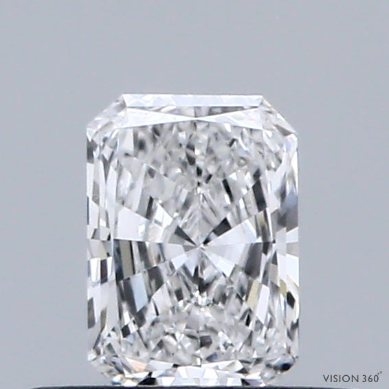 0.35 Carat Radiant Shaped, Very Good Cut, D Color, VVS1 Clarity, IGI Certified Lab Grown Diamond