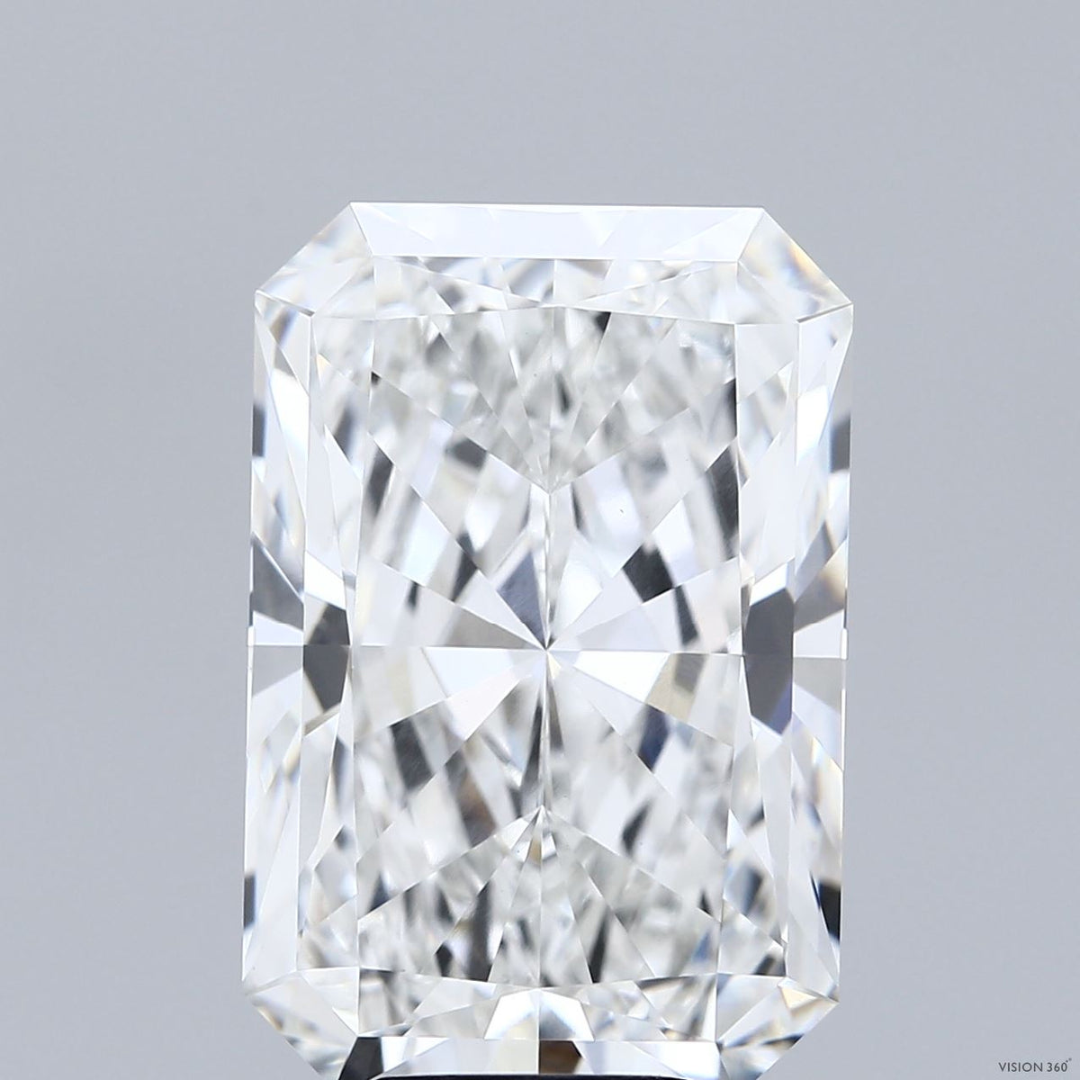10.43 Carat Radiant Shaped, Ideal Cut, F Color, VVS2 Clarity, IGI Certified Lab Grown Diamond