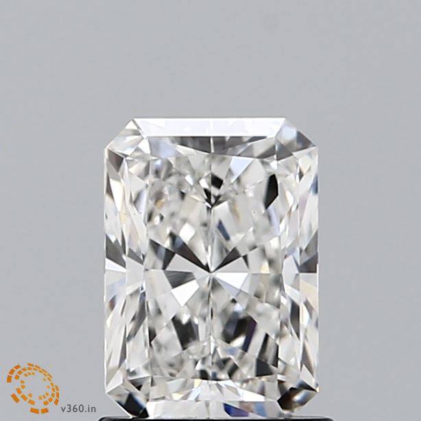 1.16 Carat Radiant Shaped, Excellent Cut, F Color, VS1 Clarity, IGI Certified Lab Grown Diamond