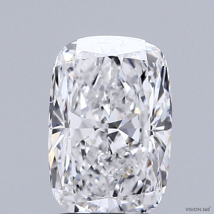 2.00 Carat Cushion Shaped, Ideal Cut, D Color, VS2 Clarity, IGI Certified Lab Grown Diamond