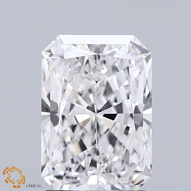 2.01 Carat Radiant Shaped, Ideal Cut, E Color, VVS1 Clarity, IGI Certified Lab Grown Diamond