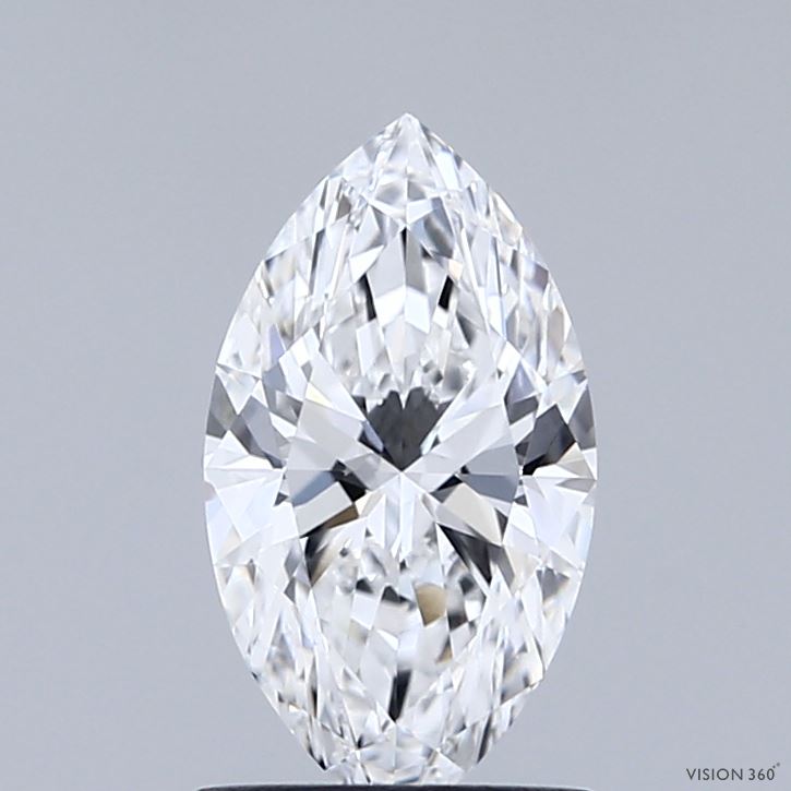 1.06 Carat Marquise Shaped, Ideal Cut, E Color, IF Clarity, IGI Certified Lab Grown Diamond
