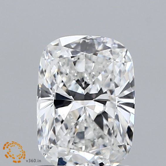 0.96 Carat Cushion Shaped, Ideal Cut, E Color, VS1 Clarity, IGI Certified Lab Grown Diamond