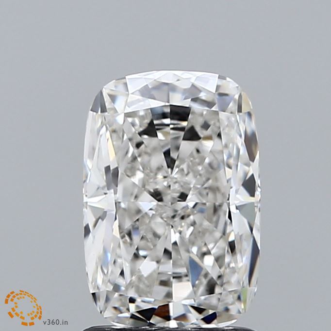 1.51 Carat Cushion Shaped, Ideal Cut, F Color, VS1 Clarity, IGI Certified Lab Grown Diamond