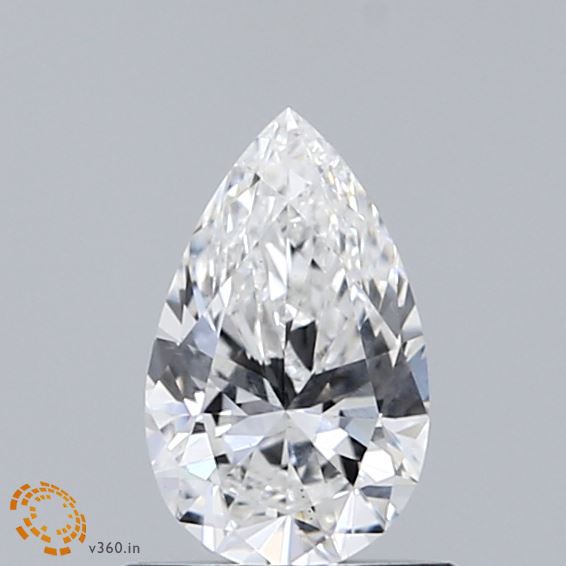 0.62 Carat Pear Shaped, Ideal Cut, E Color, VS1 Clarity, IGI Certified Lab Grown Diamond