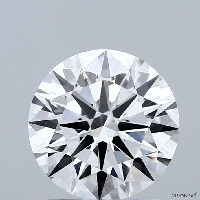 2.00 Carat Round Shaped, Ideal Cut, D Color, VVS2 Clarity, IGI Certified Lab Grown Diamond