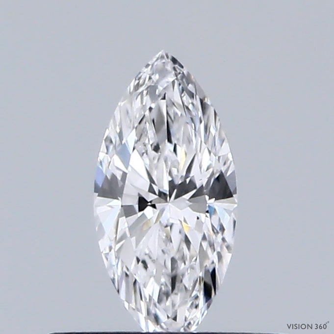0.33 Carat Marquise Shaped, Excellent Cut, D Color, VS1 Clarity, IGI Certified Lab Grown Diamond