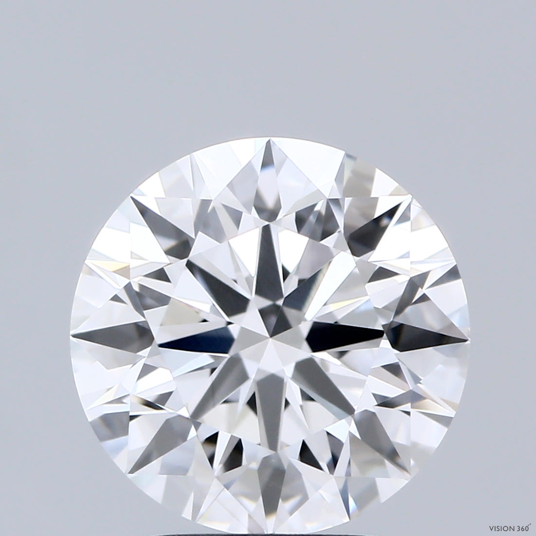3.50 Carat Round Shaped, Ideal Cut, E Color, VVS1 Clarity, IGI Certified Lab Grown Diamond