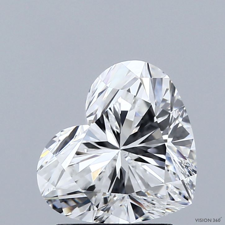 2.06 Carat Heart Shaped, Ideal Cut, E Color, VVS2 Clarity, IGI Certified Lab Grown Diamond