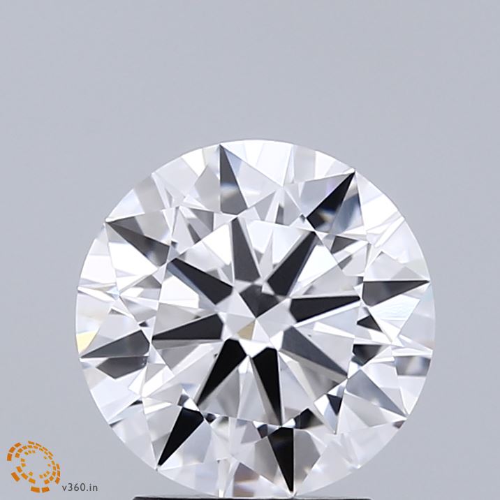 2.20 Carat Round Shaped, Ideal Cut, D Color, VVS1 Clarity, IGI Certified Lab Grown Diamond