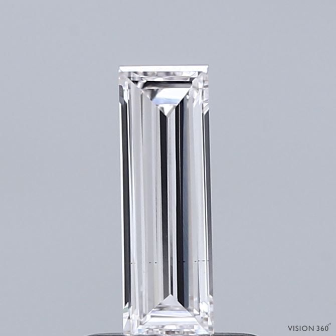 0.44 Carat Baguette Shaped, Very Good Cut, G Color, VS1 Clarity, IGI Certified Lab Grown Diamond