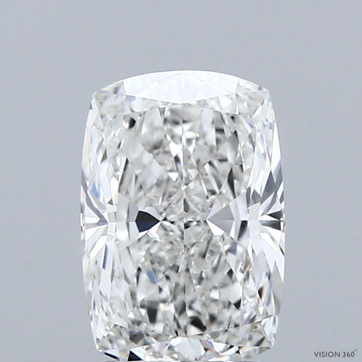 2.08 Carat Cushion Shaped, Ideal Cut, F Color, VVS2 Clarity, IGI Certified Lab Grown Diamond