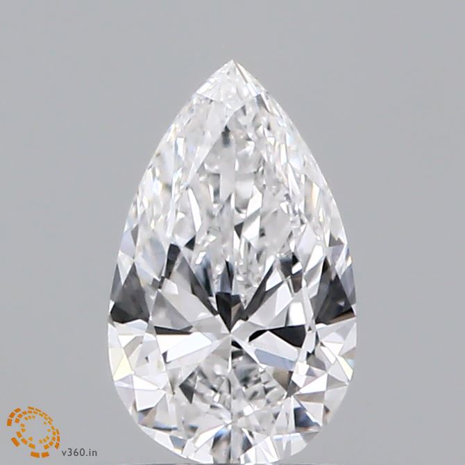 0.44 Carat Pear Shaped, Excellent Cut, E Color, VVS2 Clarity, IGI Certified Lab Grown Diamond
