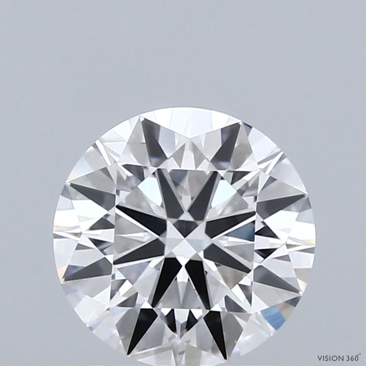 1.92 Carat Round Shaped, Ideal Cut, E Color, VS2 Clarity, IGI Certified Lab Grown Diamond