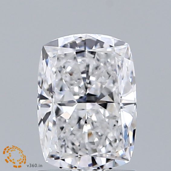 1.16 Carat Cushion Shaped, Ideal Cut, D Color, VVS2 Clarity, IGI Certified Lab Grown Diamond