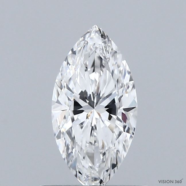 0.73 Carat Marquise Shaped, Excellent Cut, D Color, VS1 Clarity, IGI Certified Lab Grown Diamond
