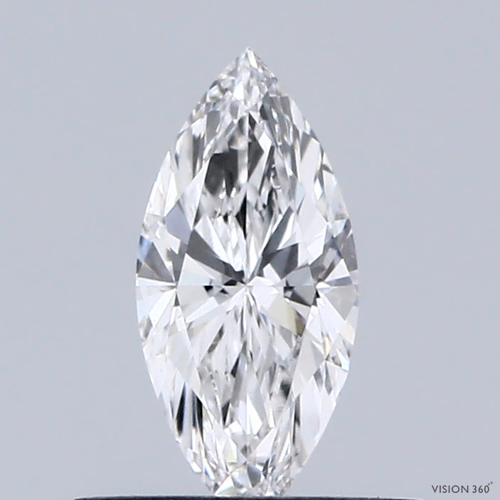 0.36 Carat Marquise Shaped, Ideal Cut, E Color, VVS1 Clarity, IGI Certified Lab Grown Diamond
