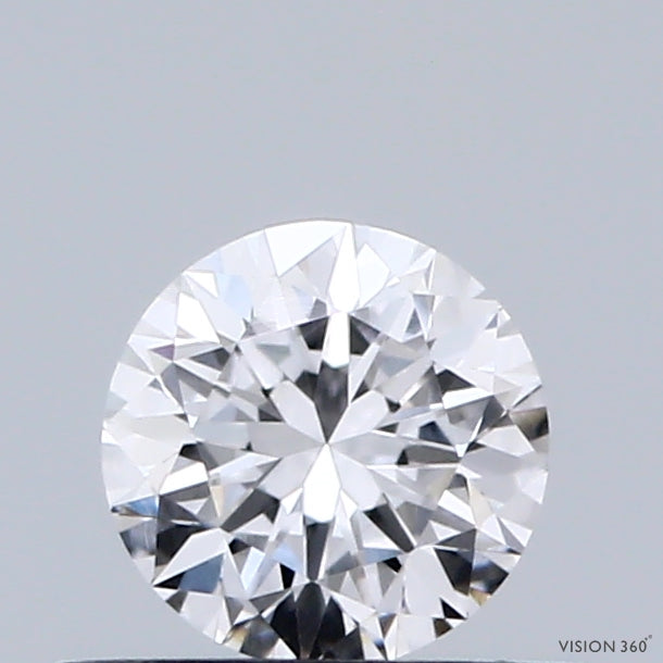 0.45 Carat Round Shaped, Very Good Cut, E Color, VVS1 Clarity, IGI Certified Lab Grown Diamond