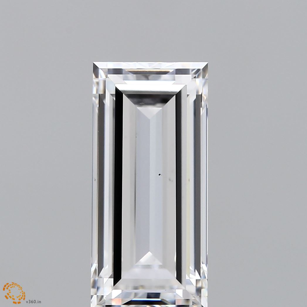 4.04 Carat Baguette Shaped, Very Good Cut, E Color, VS1 Clarity, IGI Certified Lab Grown Diamond