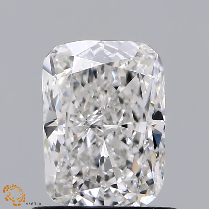 0.97 Carat Cushion Shaped, Very Good Cut, F Color, VS1 Clarity, IGI Certified Lab Grown Diamond