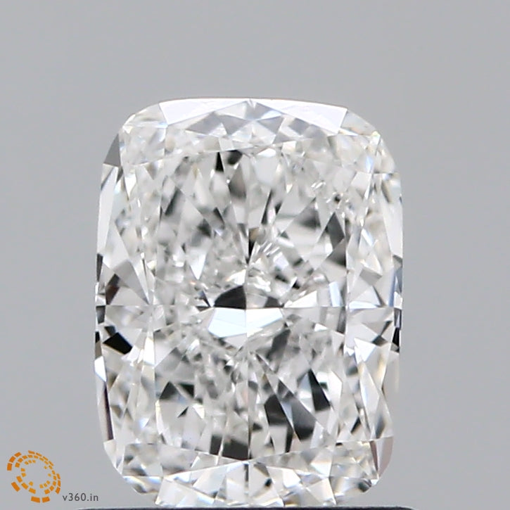 0.94 Carat Cushion Shaped, Ideal Cut, E Color, VVS2 Clarity, IGI Certified Lab Grown Diamond