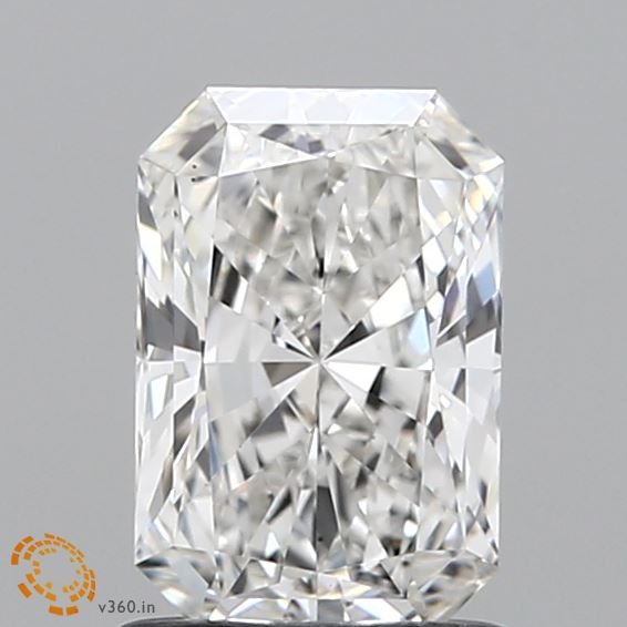 1.16 Carat Radiant Shaped, Ideal Cut, F Color, VS1 Clarity, IGI Certified Lab Grown Diamond