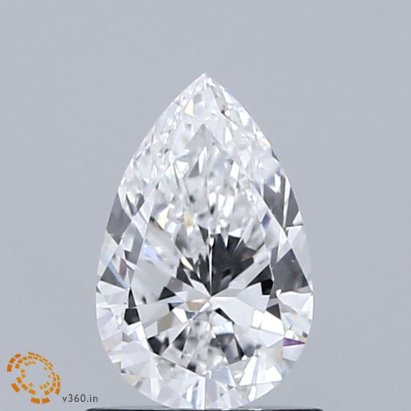 0.80 Carat Pear Shaped, Very Good Cut, E Color, VS1 Clarity, IGI Certified Lab Grown Diamond